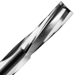 1/2" Diameter x 1-1/8" Long x 3-1/2" Overall Length x 1/2" Shank x 3 Flute Downcut Low Helix Finisher Bit