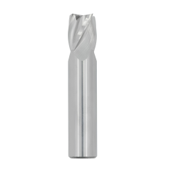 3/64" Diameter 4 Flute 3/32" Cut 1-1/2" Length 1/8" Round Shank Single End Square Uncoated