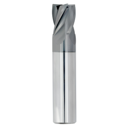 1/8" Diameter 4 Flute 1/4" Cut 1-1/2" Length 1/8" Round Shank Single End Square TiALN