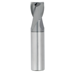 5/32" Diameter 2 Flute 5/16" Cut 2" Length 3/16" Round Shank Single End Square TiALN