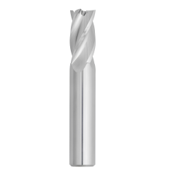 3/32" Diameter 4 Flute 3/8" Cut 1-1/2" Length 1/8" Round Shank Single End Square Uncoated