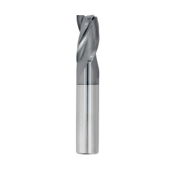 3/64" Diameter 3 Flute 1/8" Cut 1-1/2" Length 1/8" Round Shank Single End Square TiALN