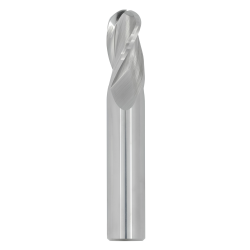3/32" Diameter 3 Flute 3/8" Cut 1-1/2" Length 1/8" Round Shank Single End Ball Nose Uncoated