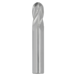 3/32" Diameter 4 Flute 3/8" Cut 1-1/2" Length 1/8" Round Shank Single End Ball Nose Uncoated