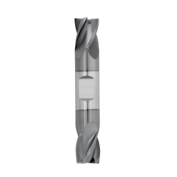 1/8" Diameter 4 Flute 1/4" Cut 1-1/2" Length 1/8" Round Shank Double End Square TiALN