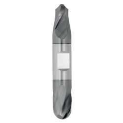 3/32" Diameter 2 Flute 3/16" Cut 1-1/2" Length 1/8" Round Shank Double End Ball Nose TiALN