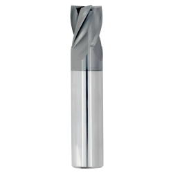 1/4" Diameter 4 Flute 3/8" Cut 2" Length 1/4" Round Shank Single End 0.015 Corner Radius Chipbreaker HTAS ALL4