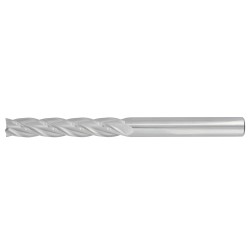 1" Diameter 4 Flute 4" Cut 7" Length 1" Round Shank Single End Square Uncoated