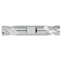 9/16" Diameter 4 Flute 11/16" Cut 3-1/2" Length 5/8" Weldon Shank Double End Square Uncoated