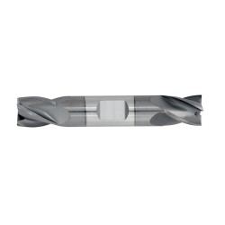 9/16" Diameter 4 Flute 11/16" Cut 3-1/2" Length 5/8" Weldon Shank Double End Square TiALN