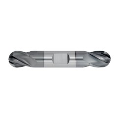 9/16" Diameter 4 Flute 11/16" Cut 3-1/2" Length 5/8" Weldon Shank Double End Ball Nose TiALN