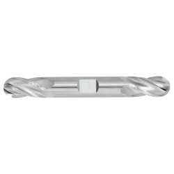9/16" Diameter 4 Flute 1-1/4" Cut 5" Length 5/8" Weldon Shank Double End Ball Nose Uncoated