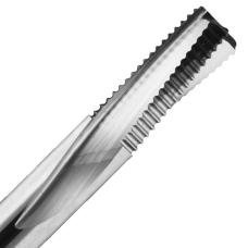 1/2" Diameter x 1-1/8" Long x 1/2" Shank x 3 Flute Downcut Low Helix Ripper Bit Spiral Bits