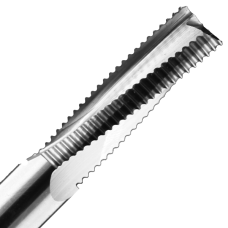 1/2" Diameter x 1-1/8" Long x 1/2" Shank x 3 Flute Upcut Low Helix Ripper Bit Spiral Bits