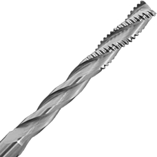 3/4" Diameter x 2" Long x 3/4" Shank x 3 Flute Upcut Lock Mortise Tool Bit Solid Carbide Bits