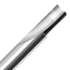 1/2" Diameter x 1" Long x 1/2" Shank x 1 Flute O-Flute Straight Cut Plastics Bit Plastic Router Bits