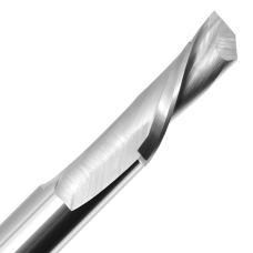 1/4" Diameter x 3/4" Long x 1/4" Shank x 1 Flute Downcut Hard Plastic Aluminum Bit Aluminum Router Bits