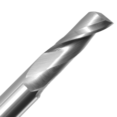 1/2" Diameter x 1" Long x 1/2" Shank x 1 Flute Upcut Hard Plastic Aluminum Bit Aluminum Router Bits
