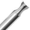 1/4" Diameter x 3/8" Long x 1/4" Shank x 1 Flute 1/8" Rad O-Flute Edge Rounding Bit