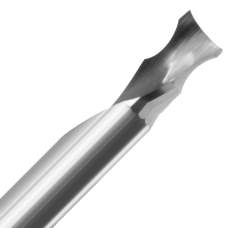1/4" Diameter x 3/8" Long x 1/4" Shank x 2 Flute 3/16"Rad Straight Edge Round Bit Solid Carbide Bits