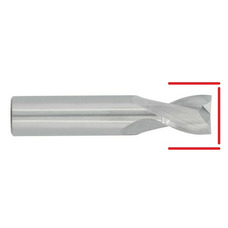 Carbide Square End Mill - Up to 1/2" - End & OD Grind 